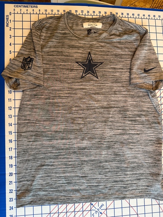 Nike Other - Nike Gray Heather Dallas Cowboys Performance Short-Sleeve Shirt Dri-Fit